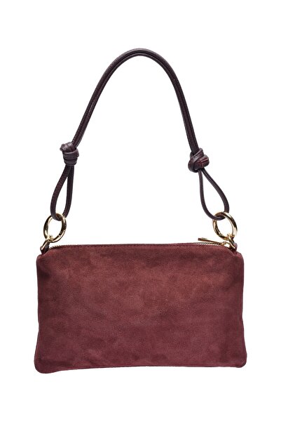 SimpleFind Isabella Rhea Geanta piele -Minerva-BORDO ,Geanta de umar piele na...