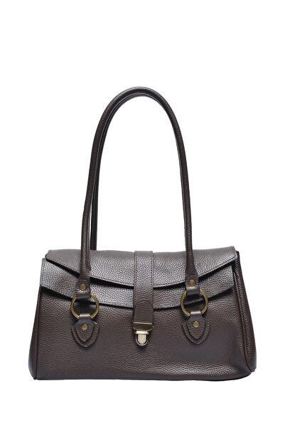 SimpleFind Isabella Rhea Geanta piele -Olimpia-MARO INCHIS ,Geanta de umar pi...
