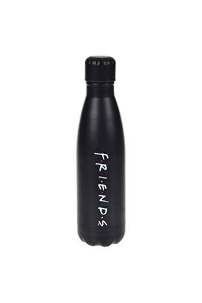 OEM Friends Matte Black Stainless Steel Insulated Bottle 500ml