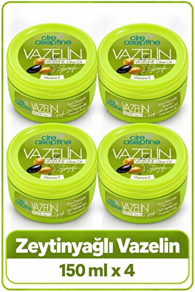 CIRE ASEPTINE Vaseline Olive Oil 150 ml 4 Pieces