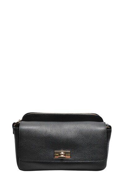 SimpleFind Luisa Vannini Geanta piele -Belinda-NEGRU ,Geanta de umar piele na...