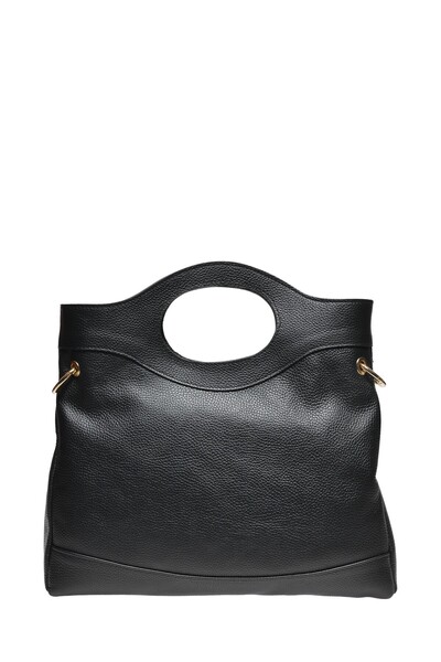 SimpleFind Anna Luchini Geanta piele -Fenella-NEGRU ,Geanta de mana piele nat...