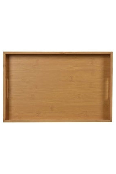 OEM Melamine Bamboo Serving Tray 38x25x4cm