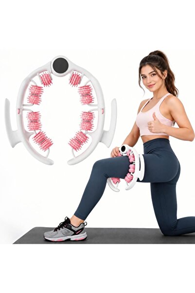 swasto 14-Wheel Body Massage Roller for Waist, Thighs, Calves and Arms, Manua...
