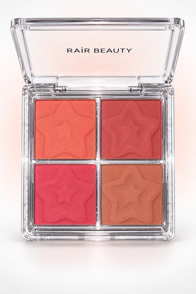 RAİR BEAUTY Kadifemsi Yapı Yoğun Pigmentli 4'lü Allık Paleti