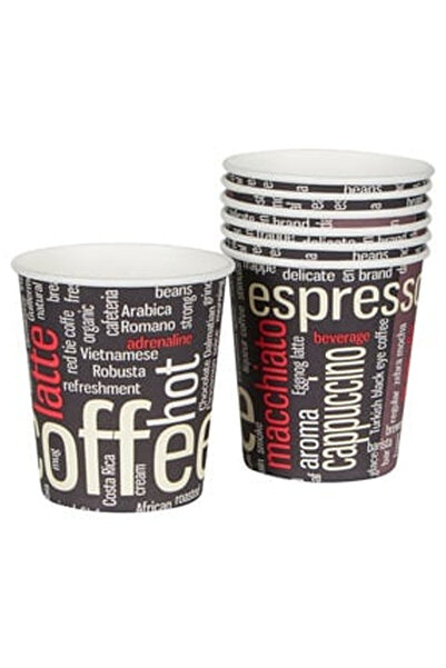OEM Cardboard Coffee Cups Coffee160ml - 16pcs