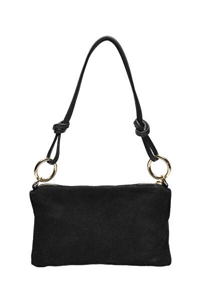 SimpleFind Isabella Rhea Geanta piele -Minerva-NEGRU ,Geanta de umar piele na...