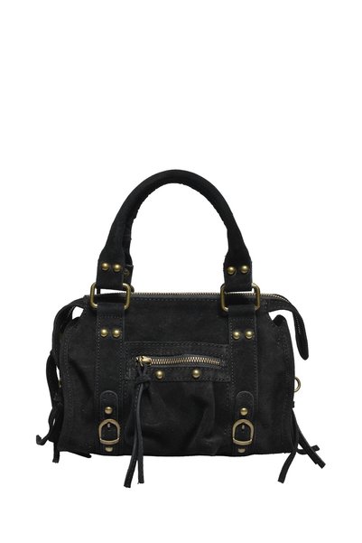 SimpleFind Luisa Vannini Geanta piele -Orla-NEGRU ,Geanta de mana piele natur...