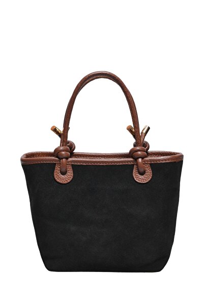 SimpleFind Luisa Vannini Geanta piele -Rosina-NEGRU ,Geanta de mana piele nat...