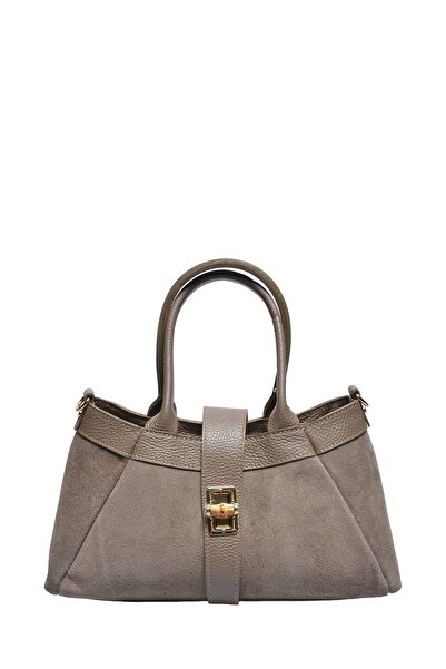 SimpleFind Isabella Rhea Geanta piele -Nina-TAUPE,Geanta de mana piele natura...