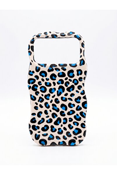 Generic For iPhone 17 Pro Shockproof Phone Case Wave Edge Leopard Print Desig...
