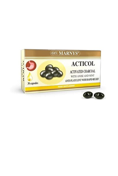 Marnys Acticol Activated Charcoal - 30 Capsules