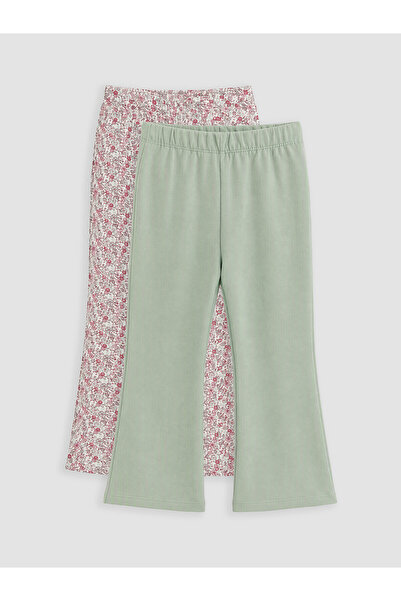 LC Waikiki Two Mt Shop Quality Lcw Kids Ecru 2 Threaded Floral Tight & Slim E...