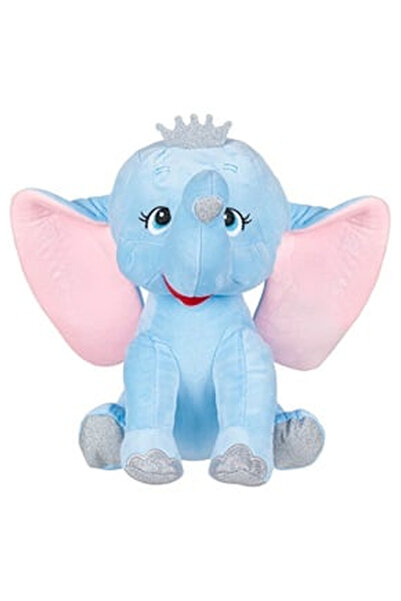OEM Jucarie Plus Elefant Ciel Coronita Argintie Sclipici 32cm