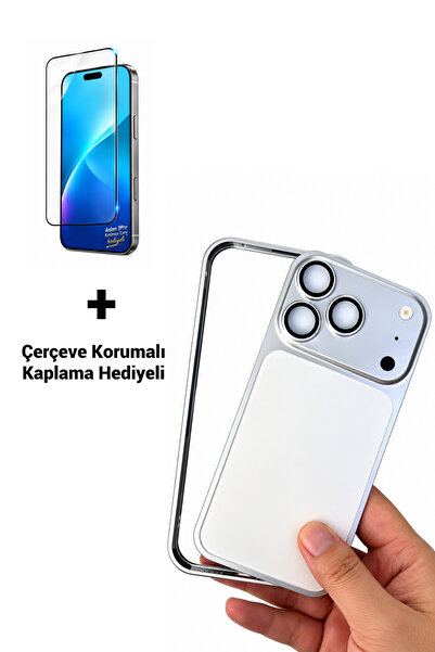 ucuzmi iPhone 14ProMax Telefonu 18ProMax Metal Dönüşüm Kit Seti Kılıf Çerçeve...