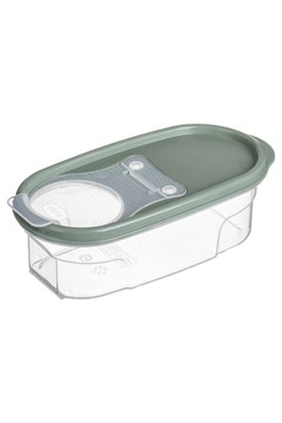 OEM Recipient Depozitare Cereale cu Capac Verde Menta 0.6L