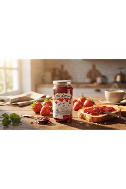 Monserat De Lucca مربى الفراولة الطبيعي / Strawberry Fruit Spread