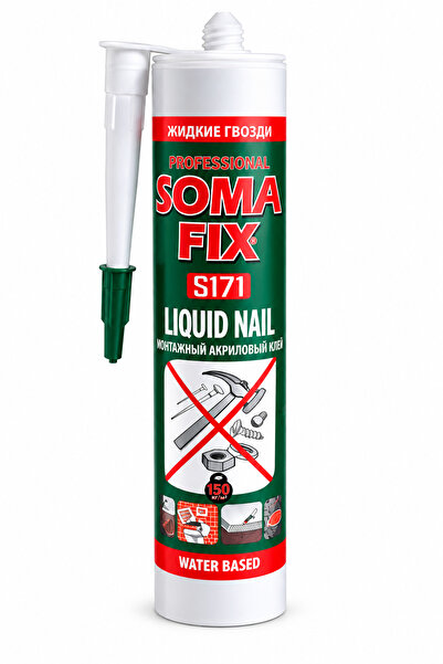 Somafix SOMA FIX S171 Sıvı Çivi – Korniş Yapıştırma, Ahşap, Tuğla, Beton, Ser...