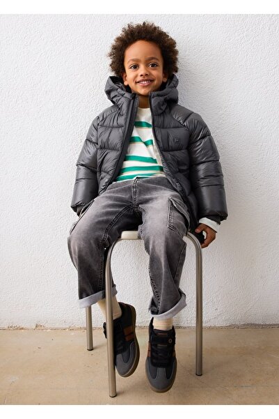 MAYORAL Black Boy's Inflatable Coat 4469
