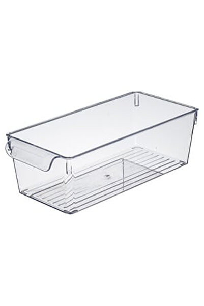 OEM Cutie Organizatoare pentru Frigider din Plastic Transparent cu Maner 32,5...