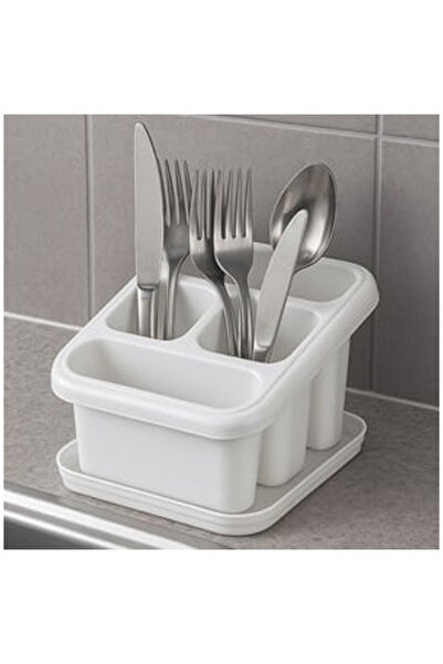 OEM Cutlery Dryer with White Plastic Base 15x17x12.5cm