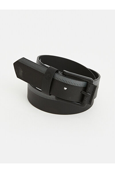 LC Waikiki Two Mt Shop Quality Lcw Accessories Black Leather Look Boys' Belt