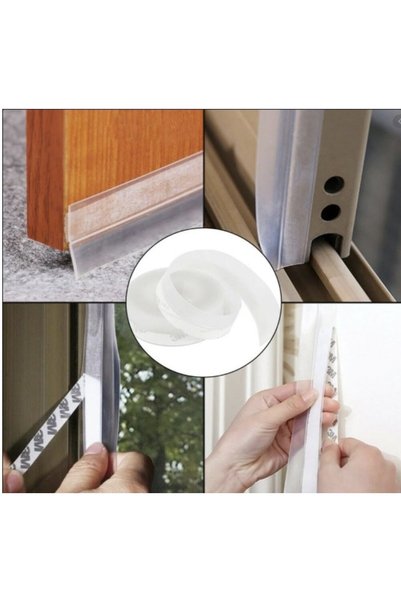 DEYHOME 3 Meters under Door Windbreak Strip Tape 3.5cm Self-Adhesive Dust and Pest Prevention