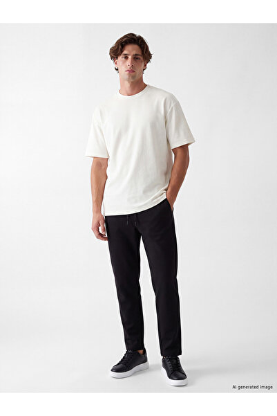 LC Waikiki Vizyon New Season Black Regular Fit Men's Trousers
