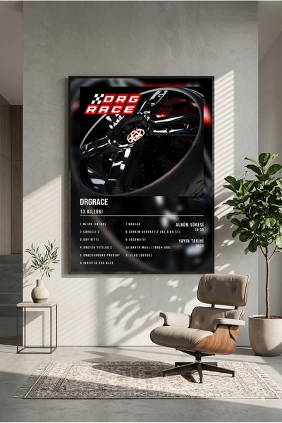 postercraft 13 KILLOKI DRGRACE Albüm Tasarım Ahşap Tablo Poster (Çerçevesiz)
