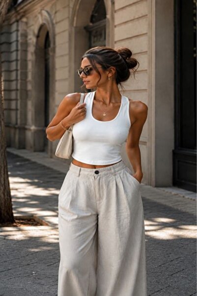 Boyundan Geçmeli Crop
