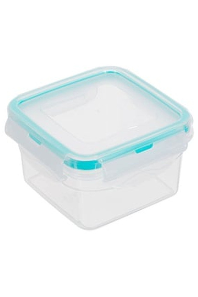 OEM Caserola din Plastic Etansa Patrata Transparenta cu Capac 300ml