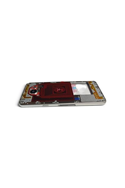 NewOrg A510 Orta Kasa Galaxy A510 Uyumlu Gold Renk Orta Kasa Çerçeve + Ses Açma ON OFF Tuş Plastik Kamera Camı Hoparlör NFC