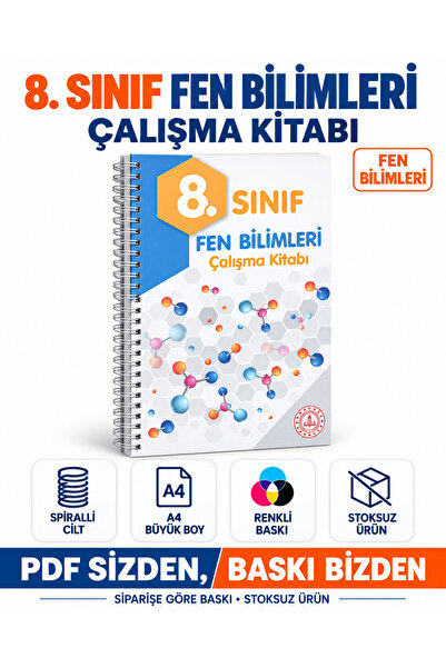 Modus Yayınları 8. Sınıf Fen Bilimleri Çalışma Kitabı MEB Kaynaklı LGS Hazırl...
