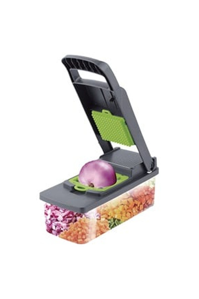 OEM Vegetable & Fruit Chopper Set with Container and 12 Accessories