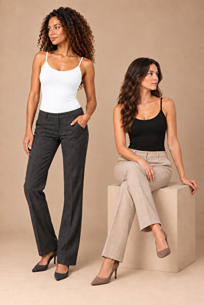 QKK Women's Bamboo Thin Strap Tank Top 2-Pack