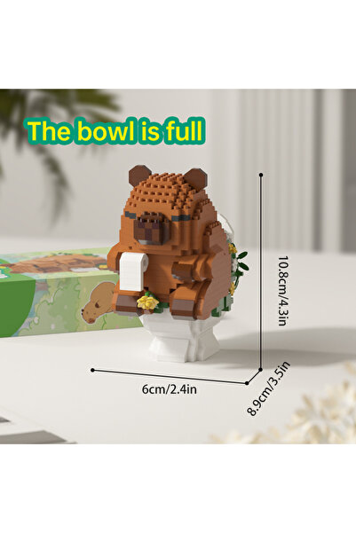 Choice The basin is full "Capybara Building Blocks Set - Cute Water Guinea Pi...