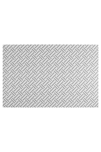 OEM Gray White Plate Holder with Zigzag Pattern 45x30cm