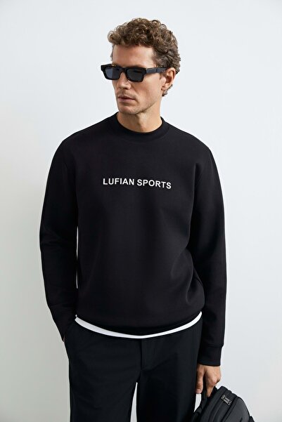 Lufian 112030195 Rowan Erkek Sweatshirt SİYAH