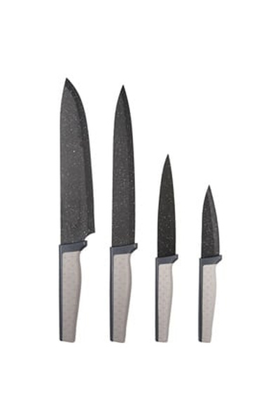 OEM Black Marble Chef Knife - 4pcs.