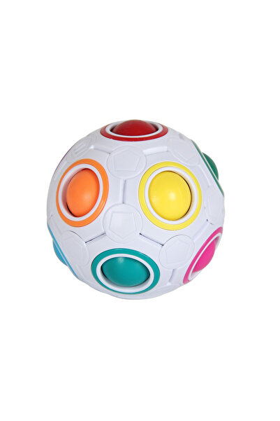 Choice 1Pcs white Kids Antistress Cube Magic Fidget Toys Puzzle Rainbow Balls...