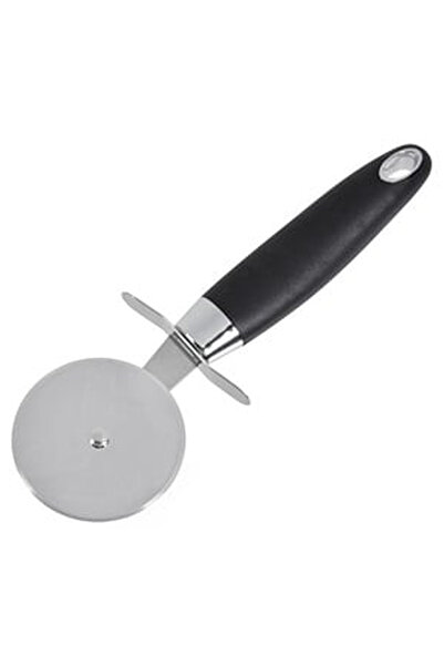 OEM Stainless Steel Pizza Knife with Black Handle 21cm
