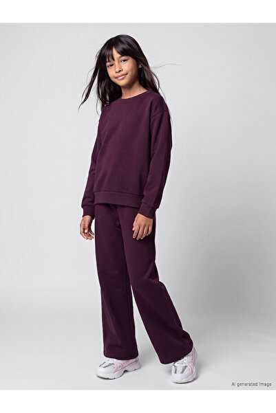 LC Waikiki Crew Neck Girls' Tracksuit Set