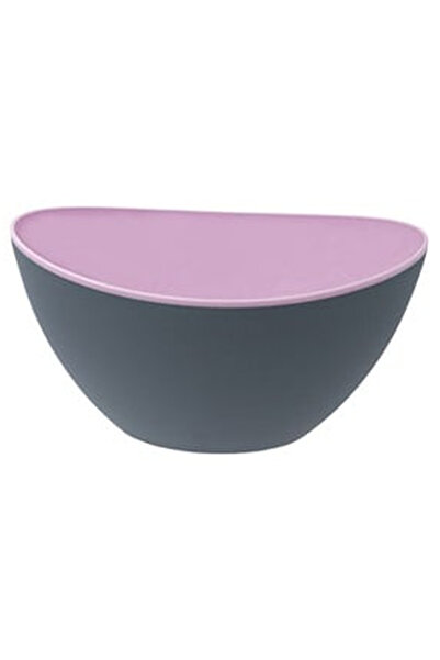 OEM Lilac Gray Plastic Salad Bowl 3.5L