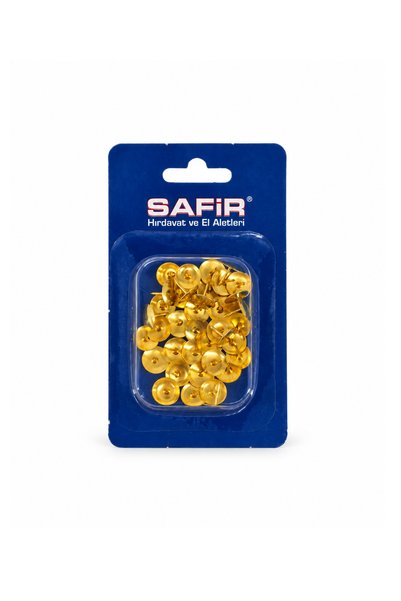 Başol Safir Altın Renk Raptiye 40 Adet