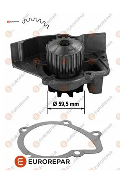 EUROREPAR Erp su pompası 405 406 306 806 205 309 expert partner berlingo xsara 506029 1637173180