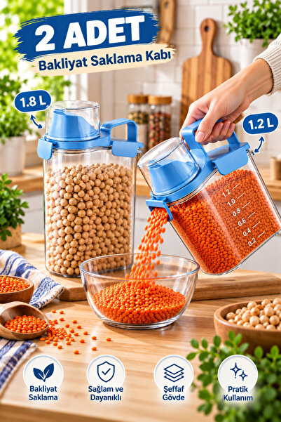 UCR HOME 2 Pieces of Hard Plastic Multi-Purpose Leak-Proof Food Container wit...