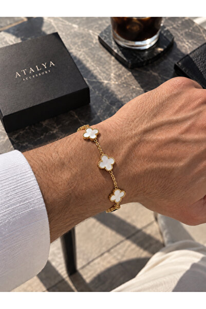 ATALYA ACCESSORY سوار رجالي من الصلب موديل يونكا - مقاوم للصدأ - ذو وجهين - 1...