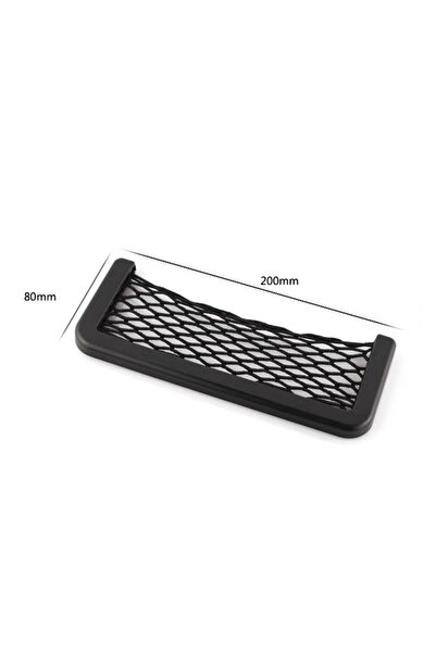Choice L-20cm Universal Car Organizer Mesh Storage Bag Auto Paste Net Pocket ...