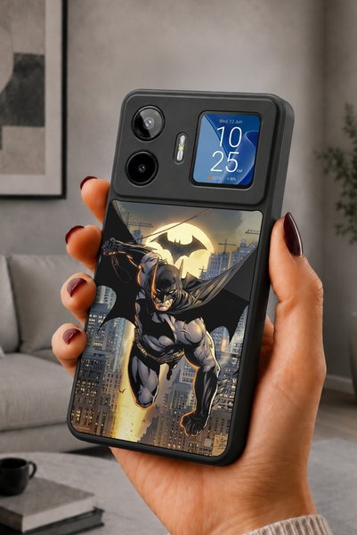 General Mobile Gm 26 Pro Compatible Printed, Matte Black, Soft Silicone, Prot...