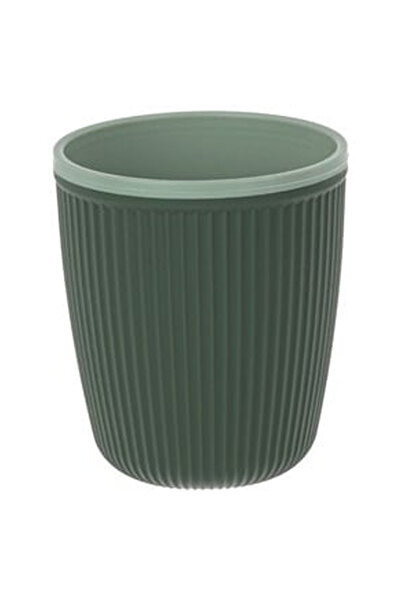 OEM Green Plastic Cup - Mint Green with Stripes for Water 400ml